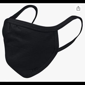 100 New unisex black masks pack!